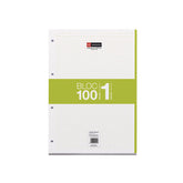 RECAMBIO A4 100H CUADRO 5MM 4 TALADROS VERDE | 1 UNIDADES | (MIQUELRIUS DISEÑO)